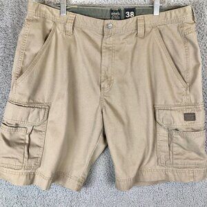 Redhead‎ Shorts Mens Sz 38 Khaki Cargo Hiking Heavyweight Canvas